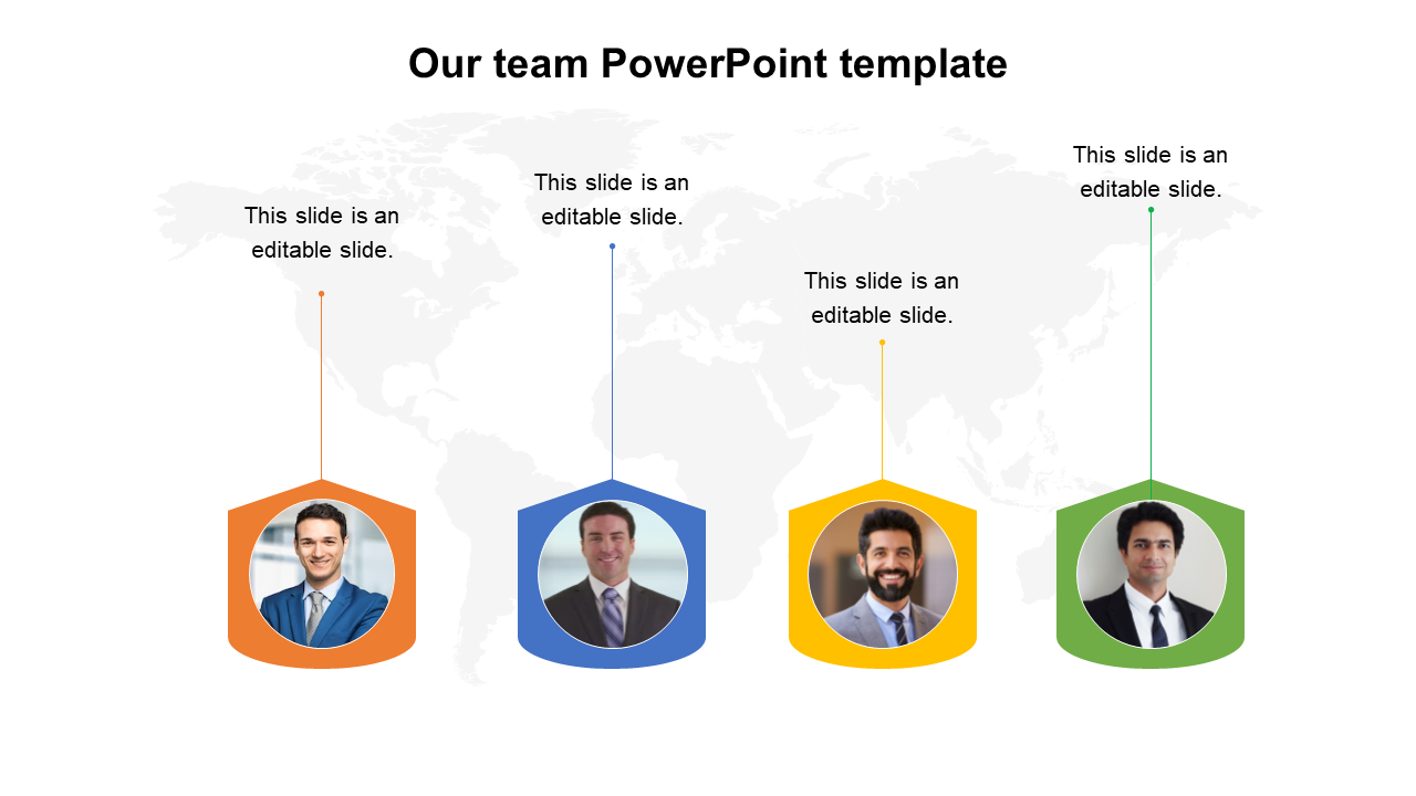 Amazing Our Team PowerPoint Template Slide Designs